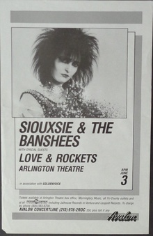 Siouxsie and The Banshees: Santa Barbara 1986