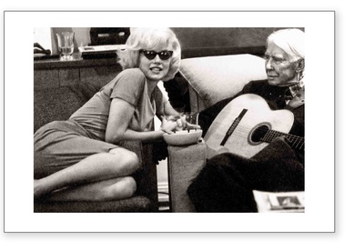 Marilyn Monroe & Carl Sandburg - Guitar (Limited Signed Edition)