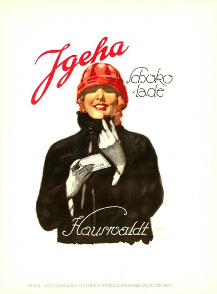 Igeha Schokolade (bookplate) 1926