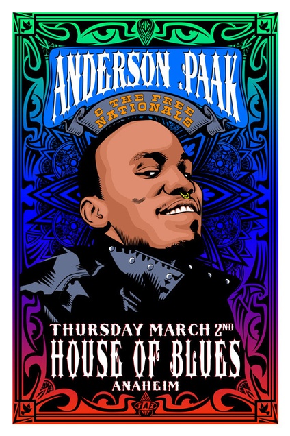 Anderson .Paak at the Anaheim House Of Blues