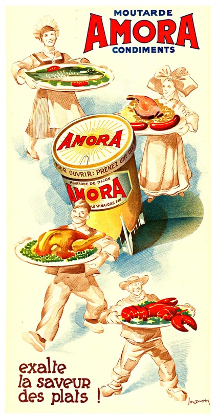 Moutarde Amora (Mustard) linen backed