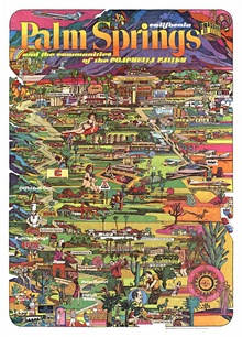 Original 1970s 'Palm Springs and The Communities of The Coachella' E. Smith Vintage Southern Califor