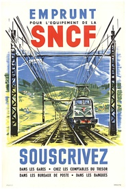 Emprunt SNCF Souscrivez affiche