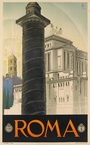 Roma Travel Poster c.1930 by Virgilio Retrosi – Italian Lithograph