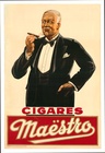 Cigars Maestro - Belgium lithograph