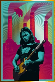 Pink Floyd: David Gilmour (Blue gold foil)