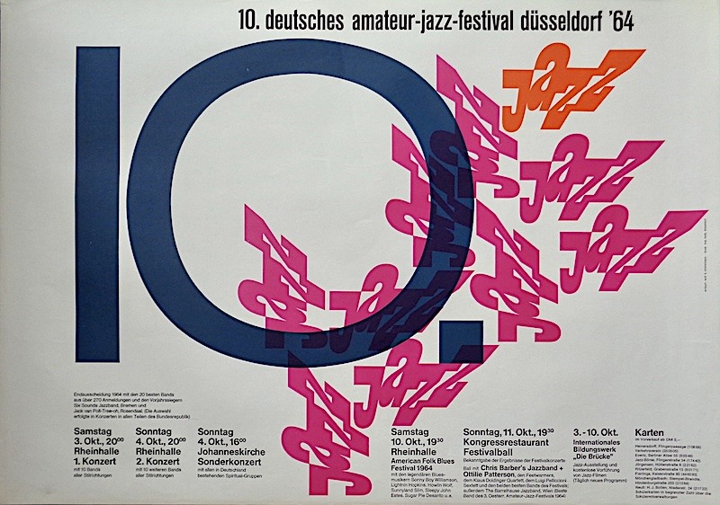 10th German Jazz Amateur Festival: Dusseldorf 1964