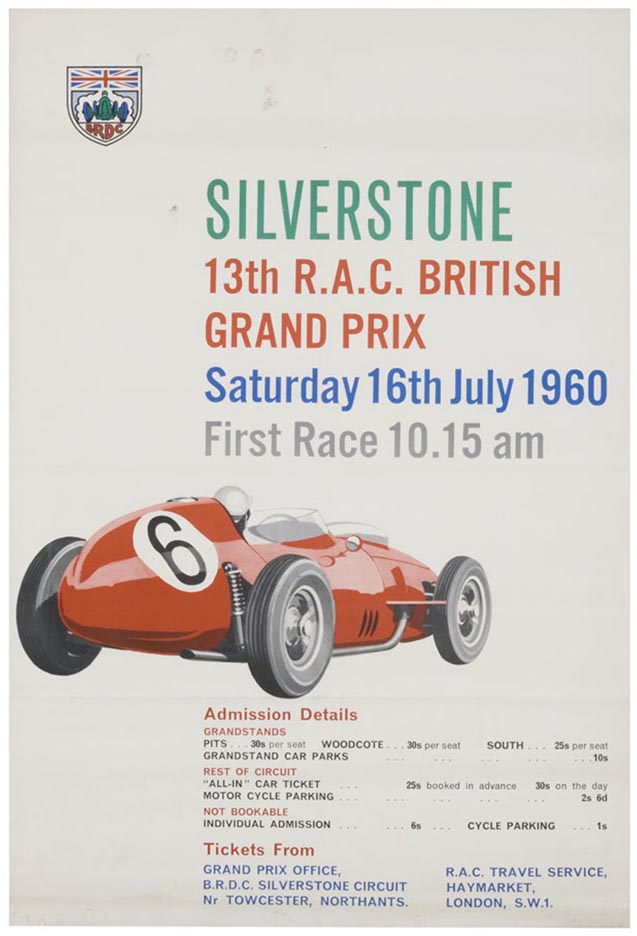 13th R.A.C. British Grand Prix Silverstone, 1960