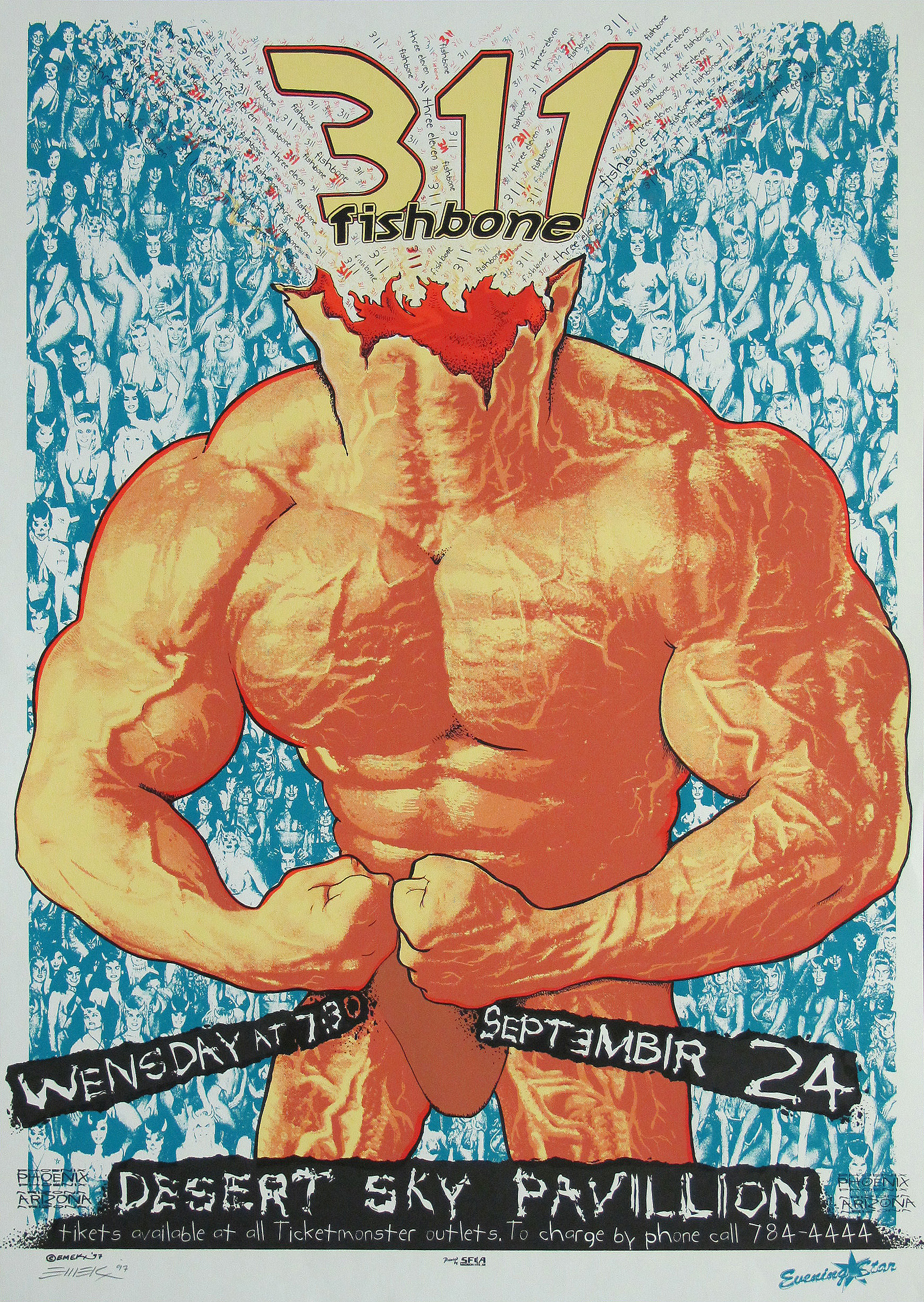 311 with Fishbone Concert Poster