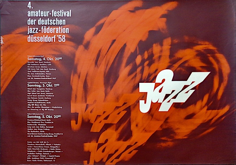 4th German Jazz Amateur Festival: Dusseldorf 1958