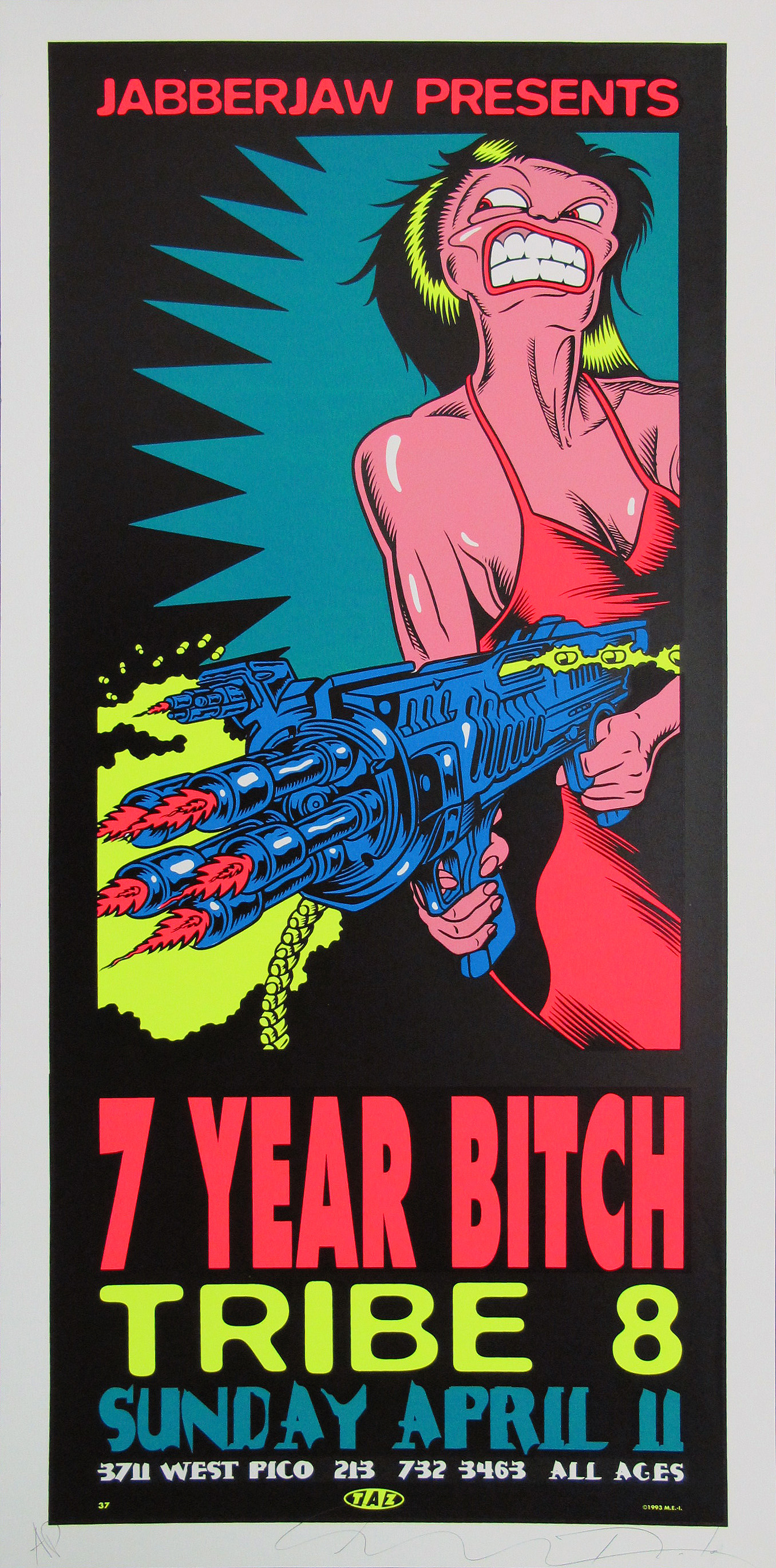 7 Year Bitch Concert Poster