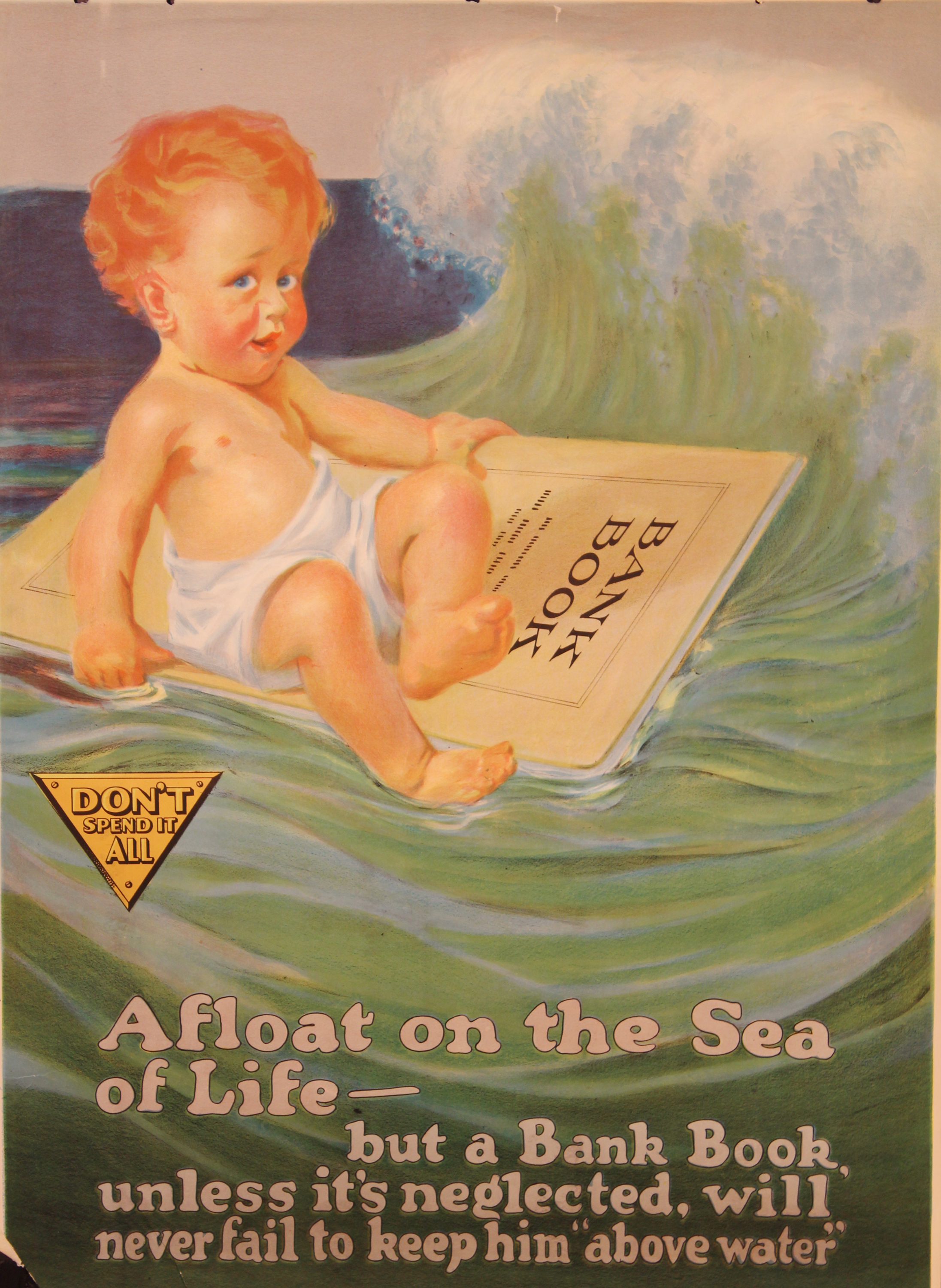 A Float On The Sea Of Life Banking Poster