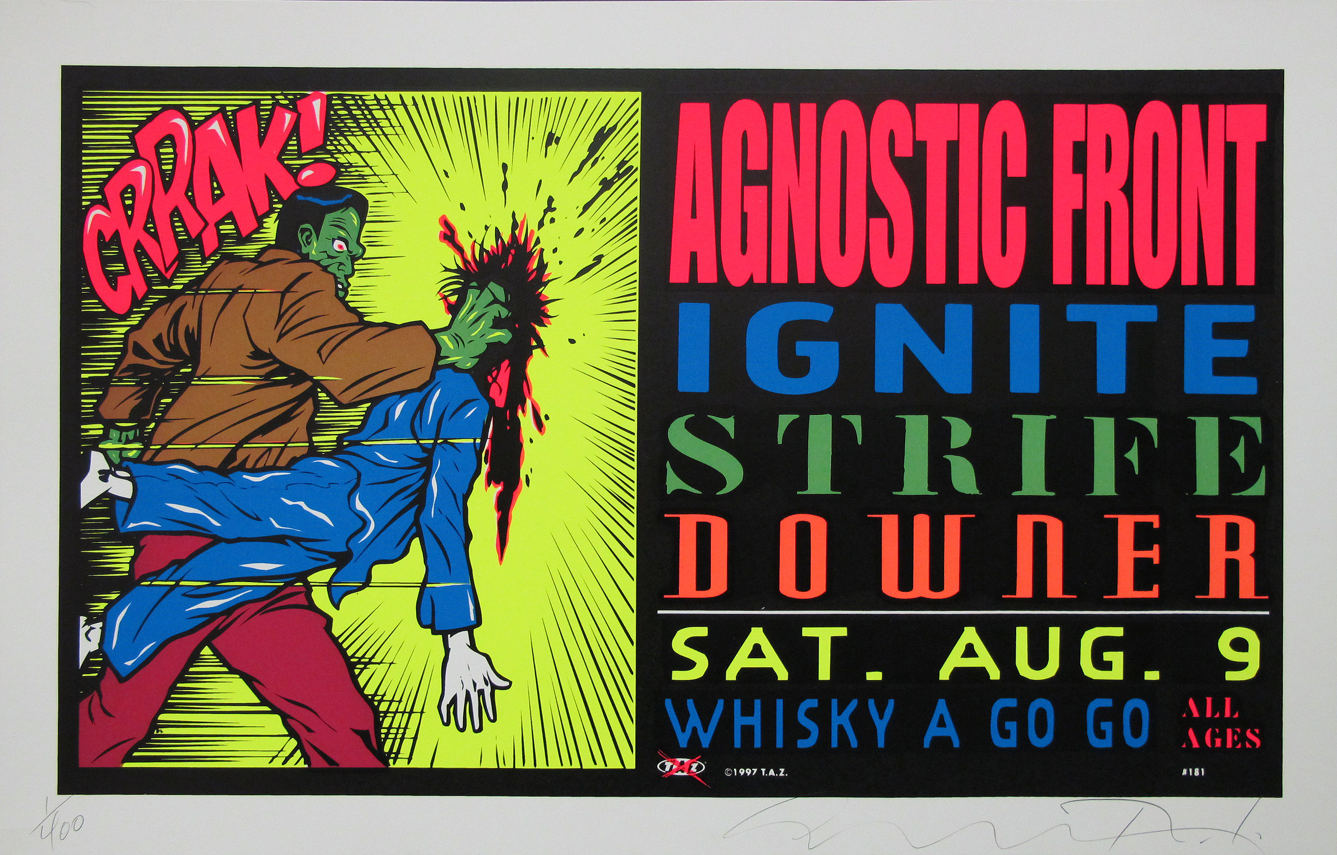 Agnostic Front Concert Poster