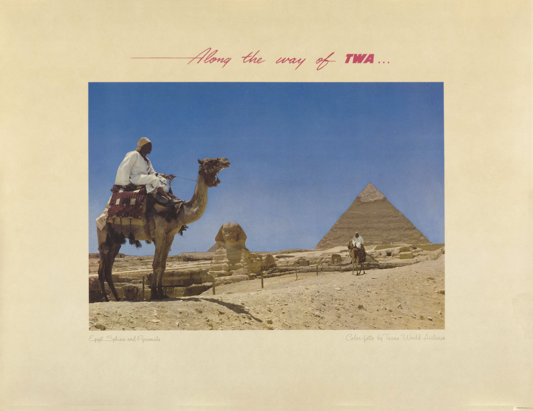 Along the way of TWA... Egypt Sphinx and Pyramids