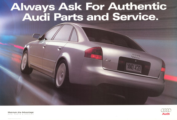Always Ask For Authentic Audi Parts and Service