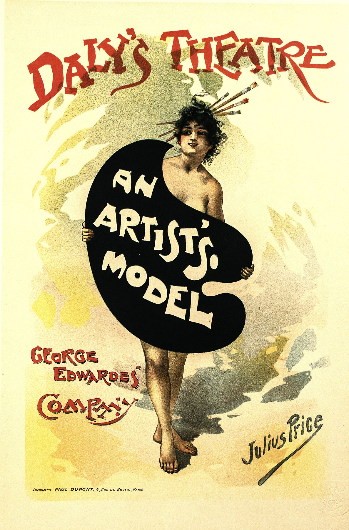 An Artist's Model, "Maitres de l'Affiche" plate 3