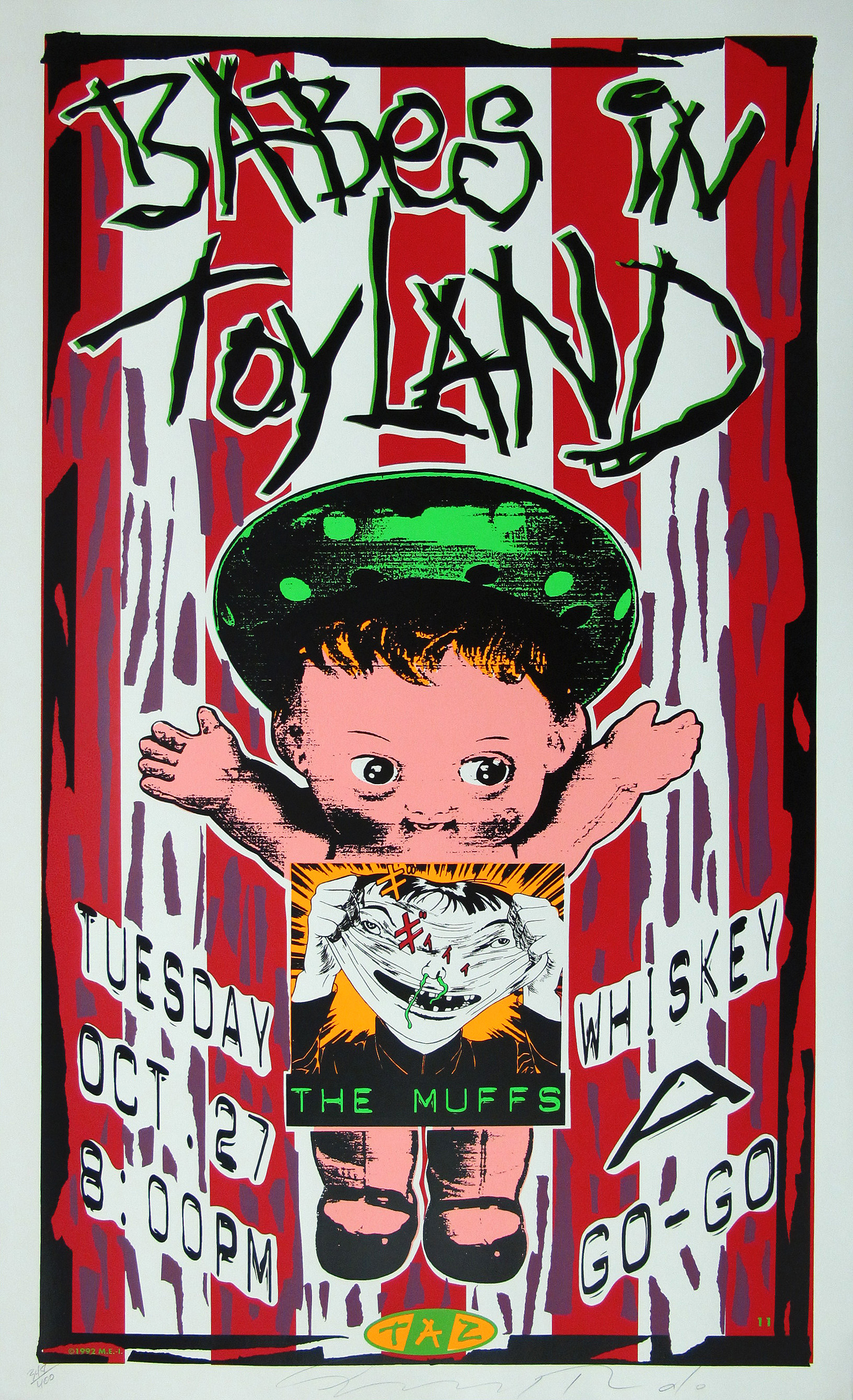 Babes In Toyland & The Muffs Concert Poster