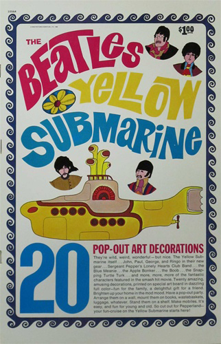Beatles Popout Yellow Submarine Decoration Booklet