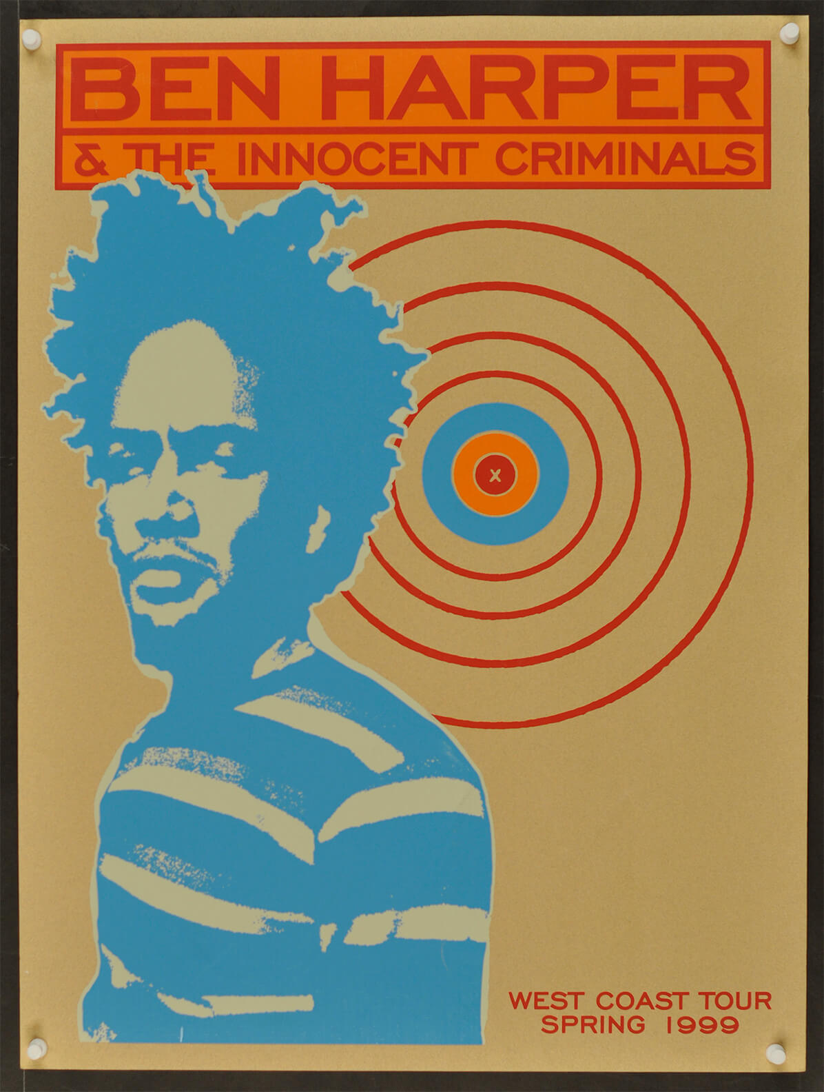 Ben Harper And The Innocent Criminals Tour Poster