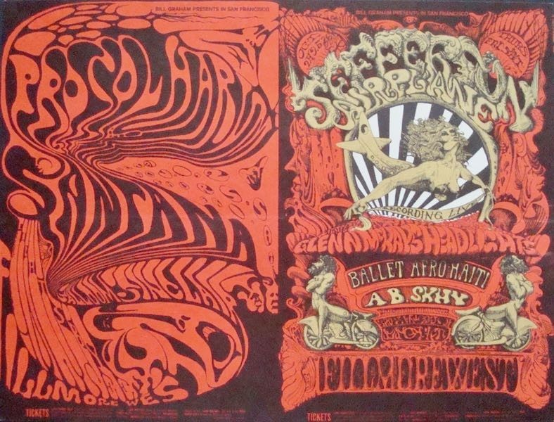 BG 142-143: Jefferson Airplane (Postcard)