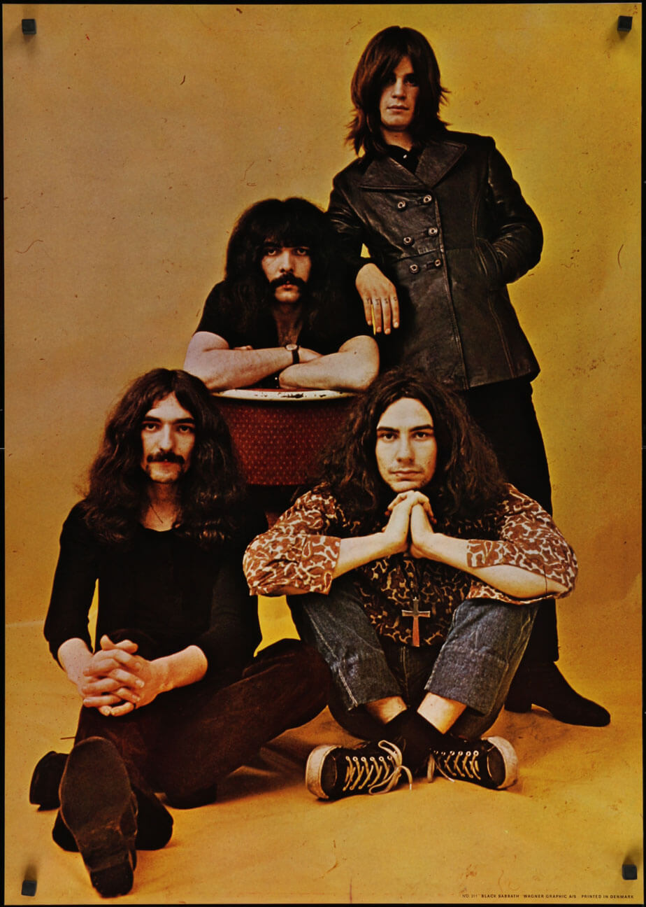 Black Sabbath Commercial Danish Poster
