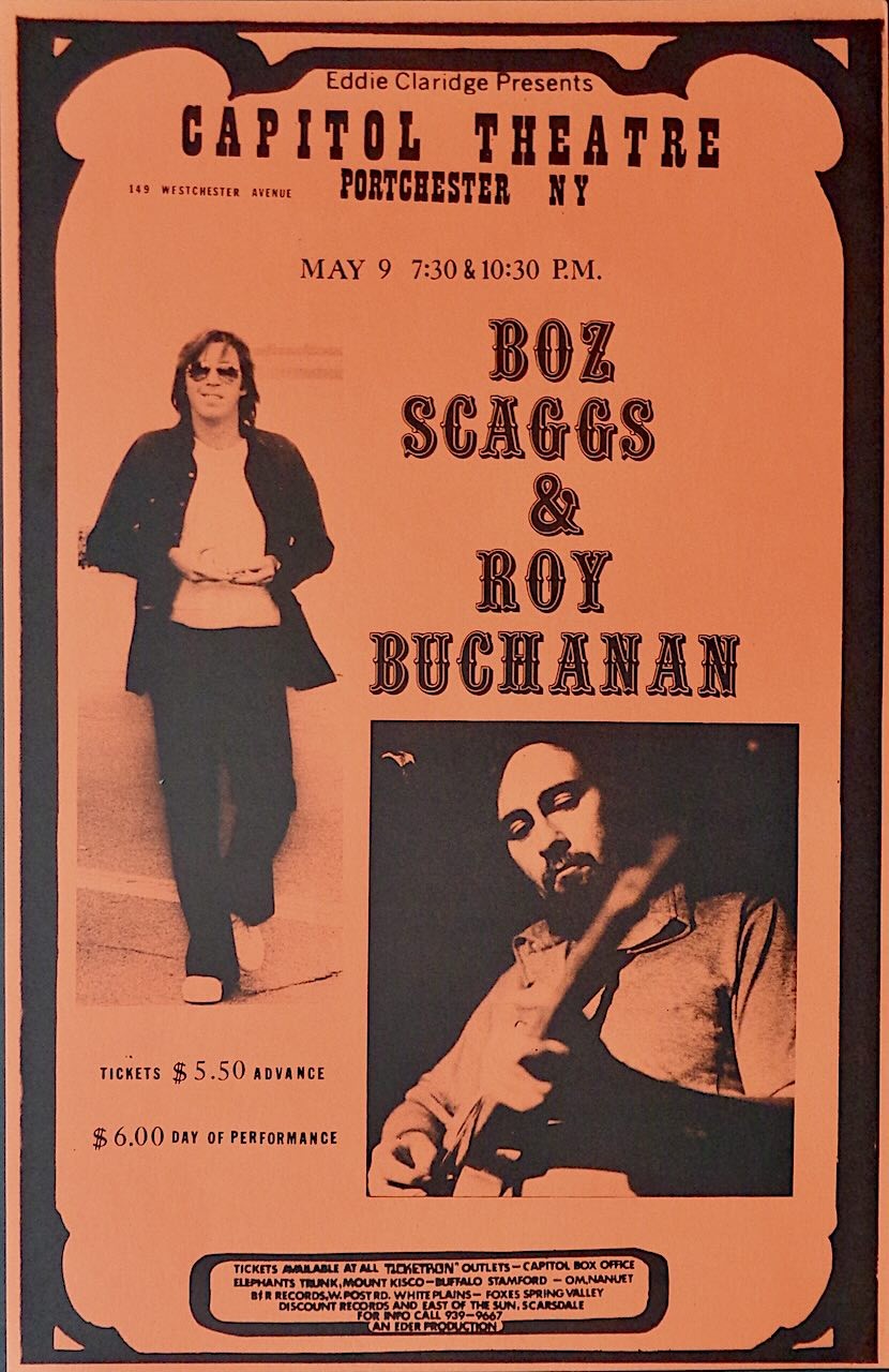 Boz Scaggs / Roy Buchanan: Portchester 1975