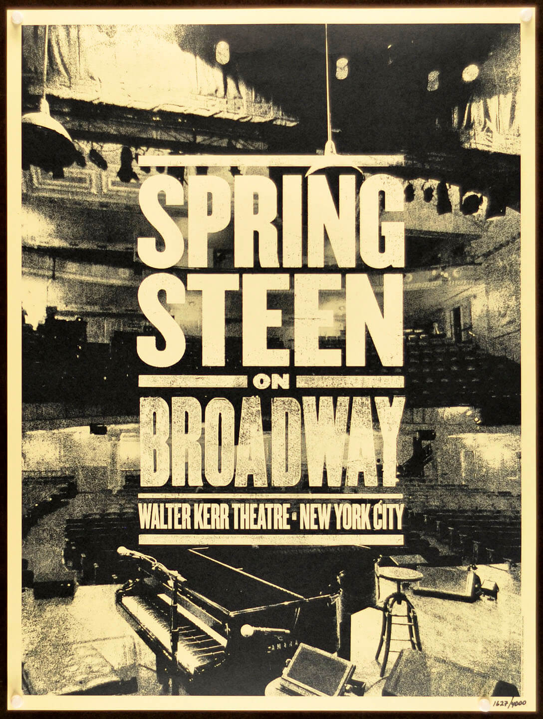 Bruce Springsteen on Broadway at the Walter Kerr Theatre