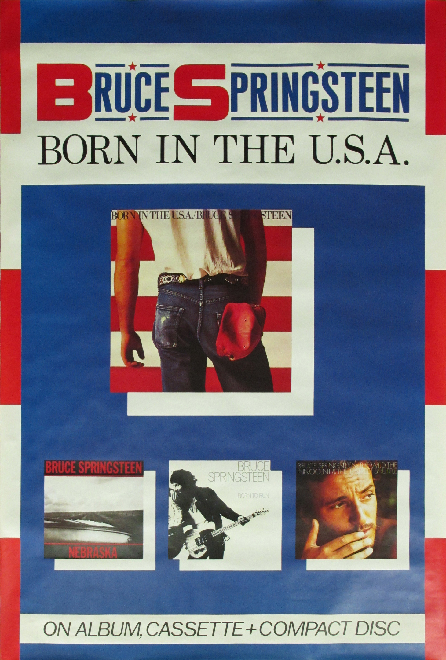 Bruce Springsteen Original Promotional Poster