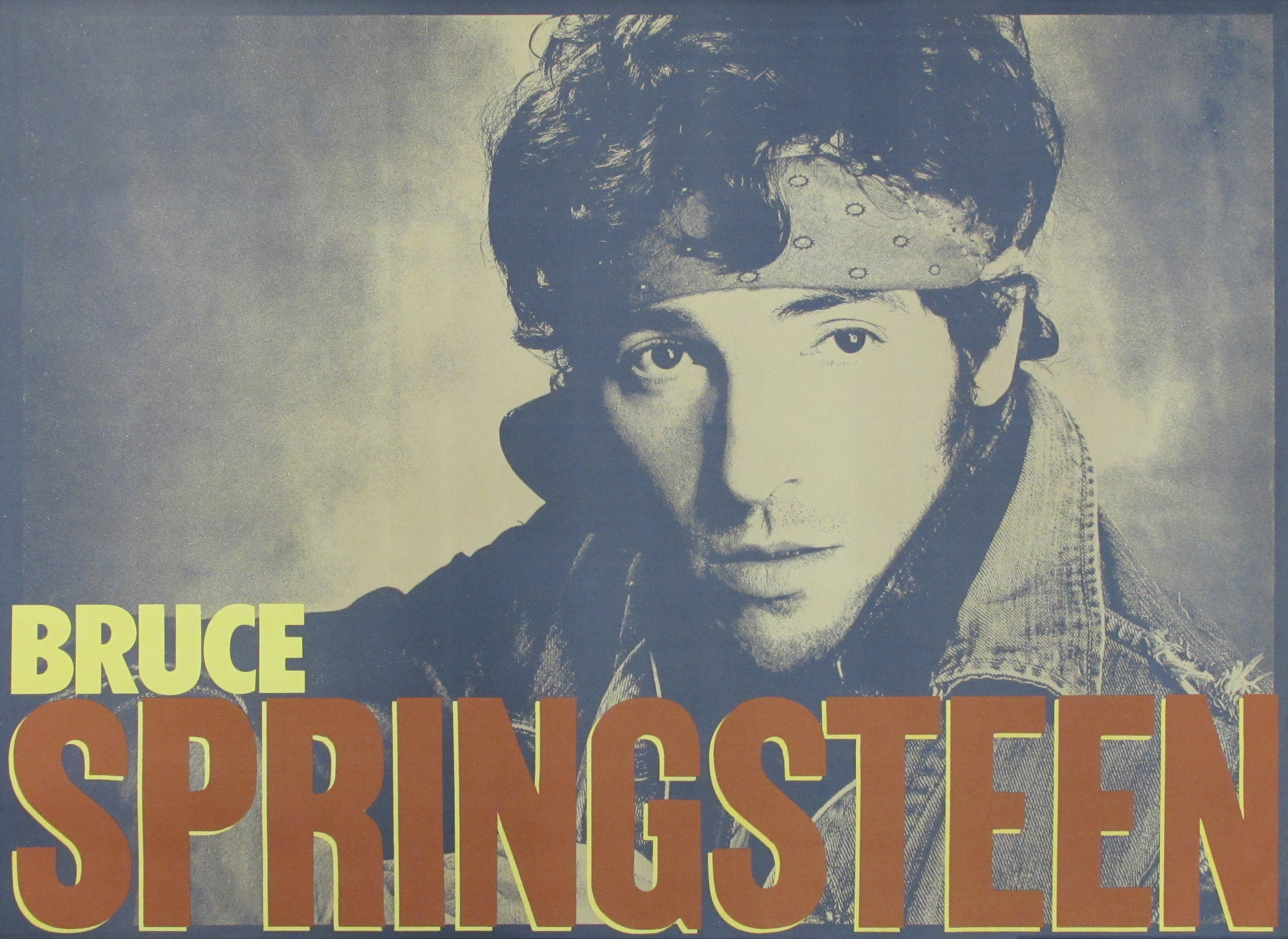 Bruce Springsteen Original Promotional Rock Poster
