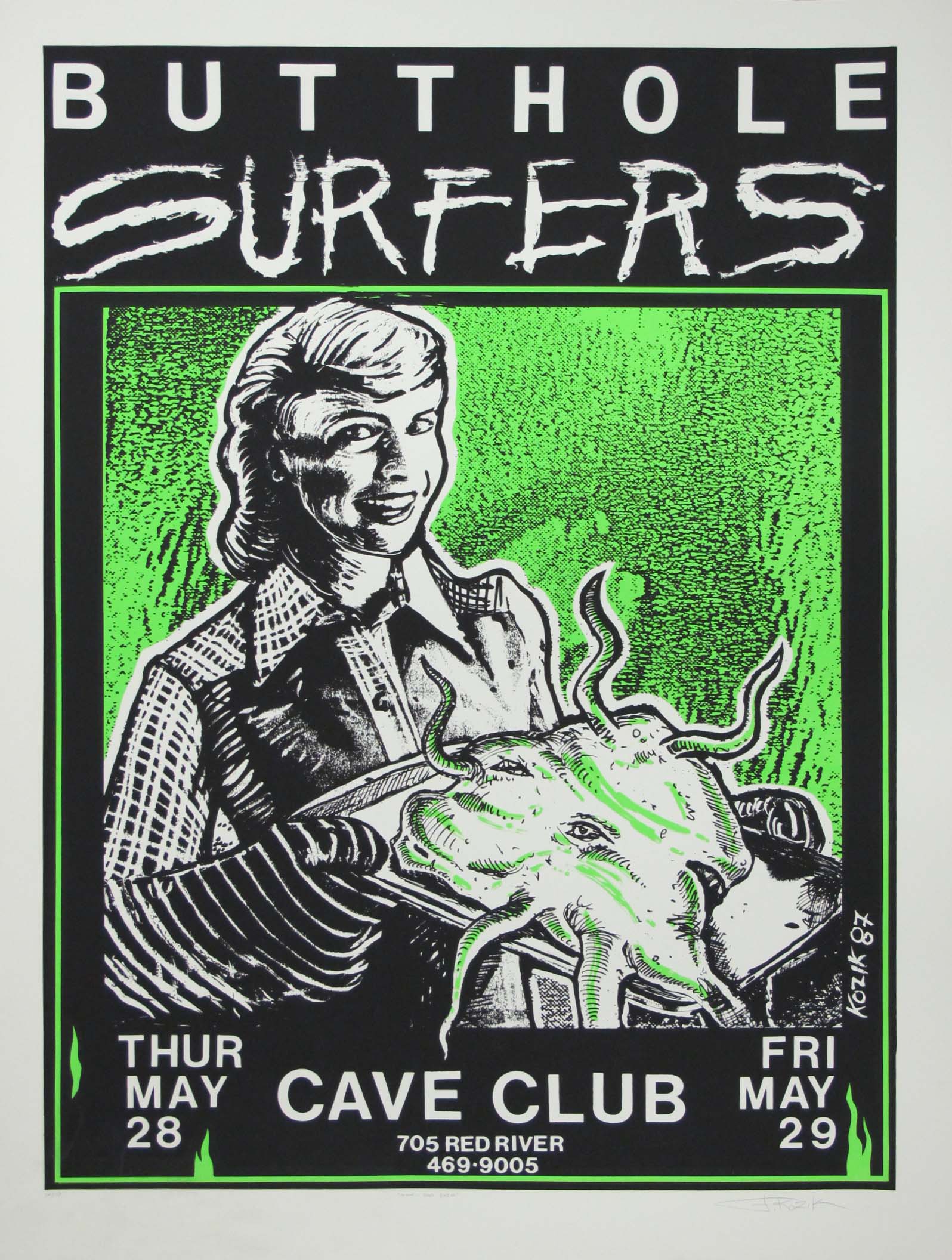 Butthole Surfers Concert Poster