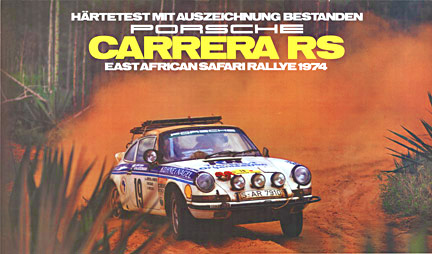 Carrera RS East African Safari Rally 1974