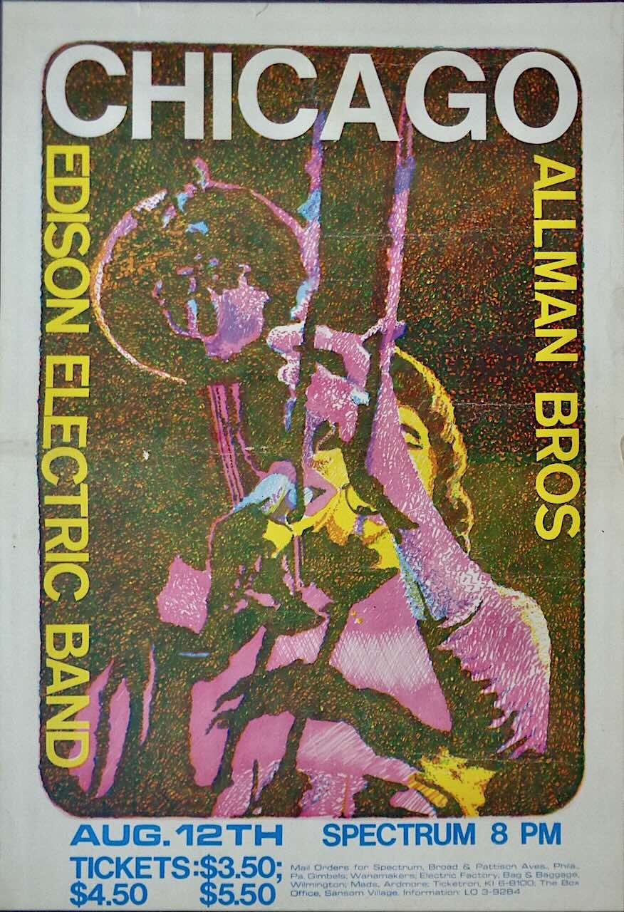 Chicago / Allman Brothers: Philadelphia 1970