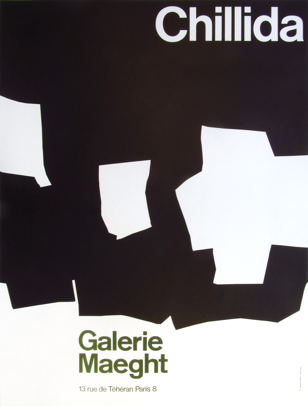 Chillida Galerie Maeght (black)