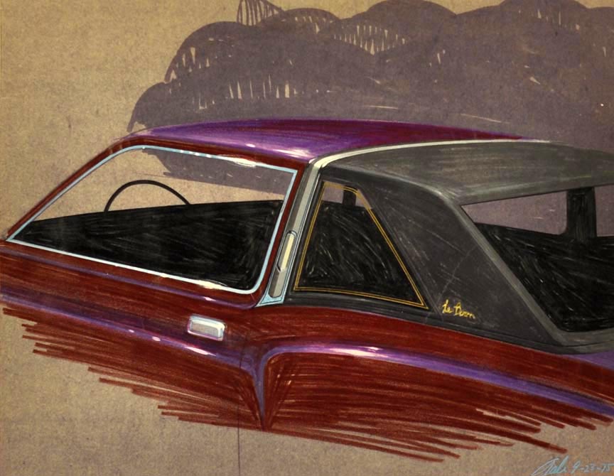 Chrysler LeBaron Roof Top Concept Art