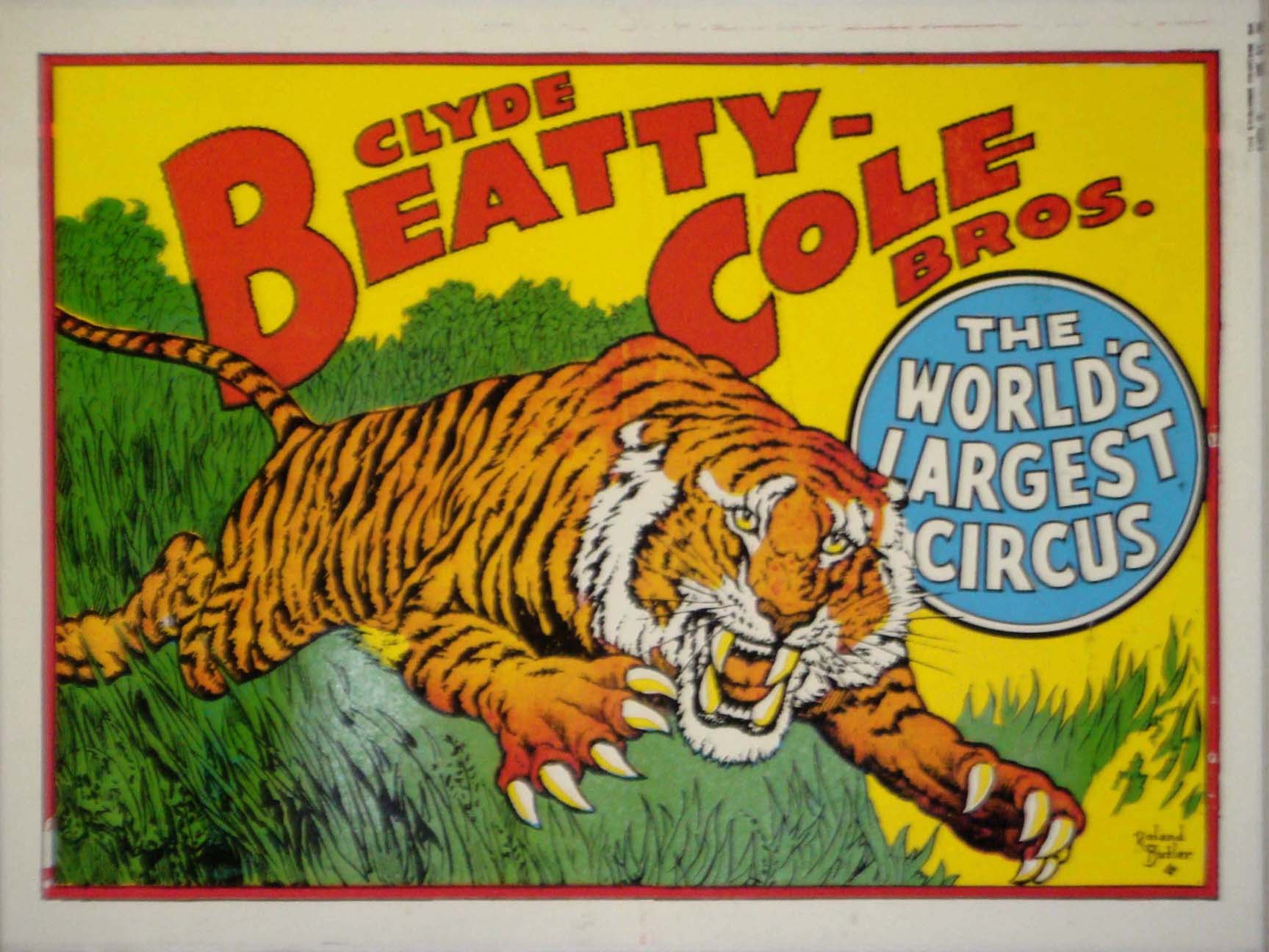 Clyde Beatty - Cole Brothers Circus