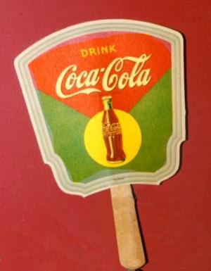 Coca-Cola Framed Fan
