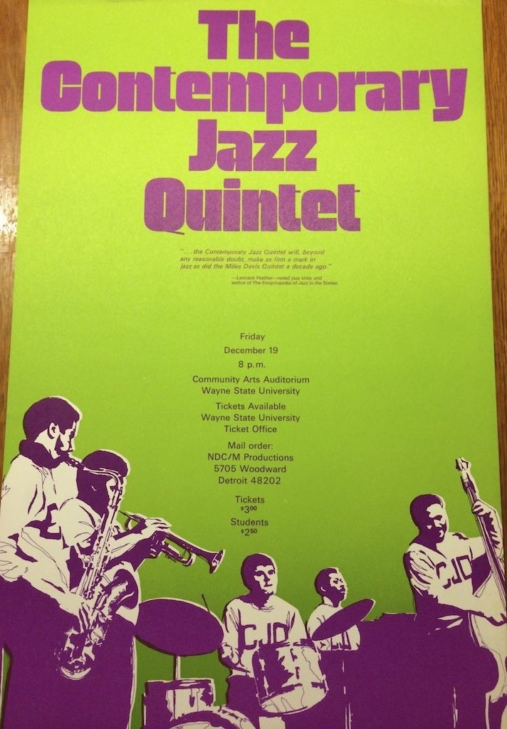 Contemporary Jazz Quartet: Detroit 1969