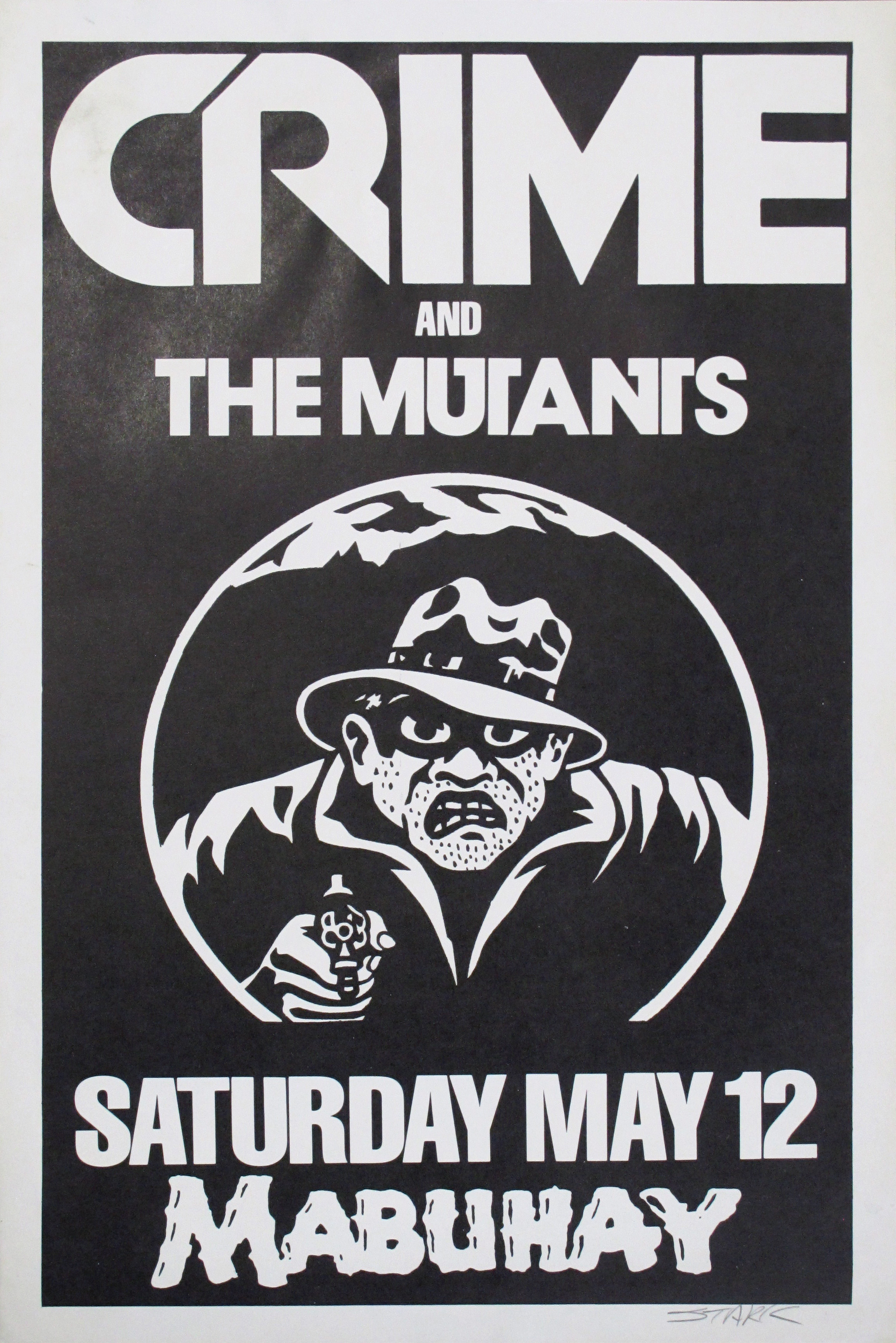 Crime And The Mutants Concert Poster