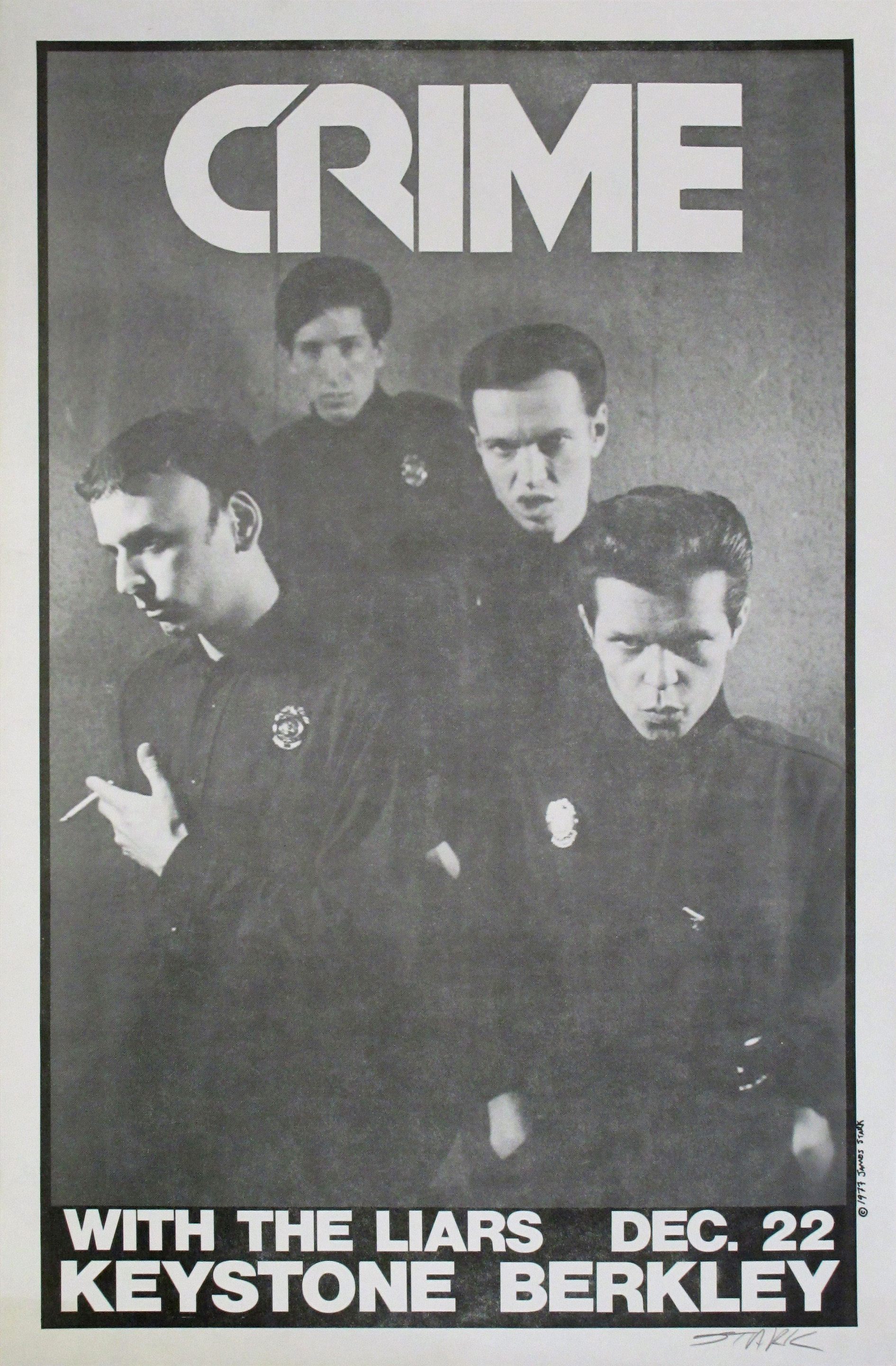 Crime With The Liars Concert Poster