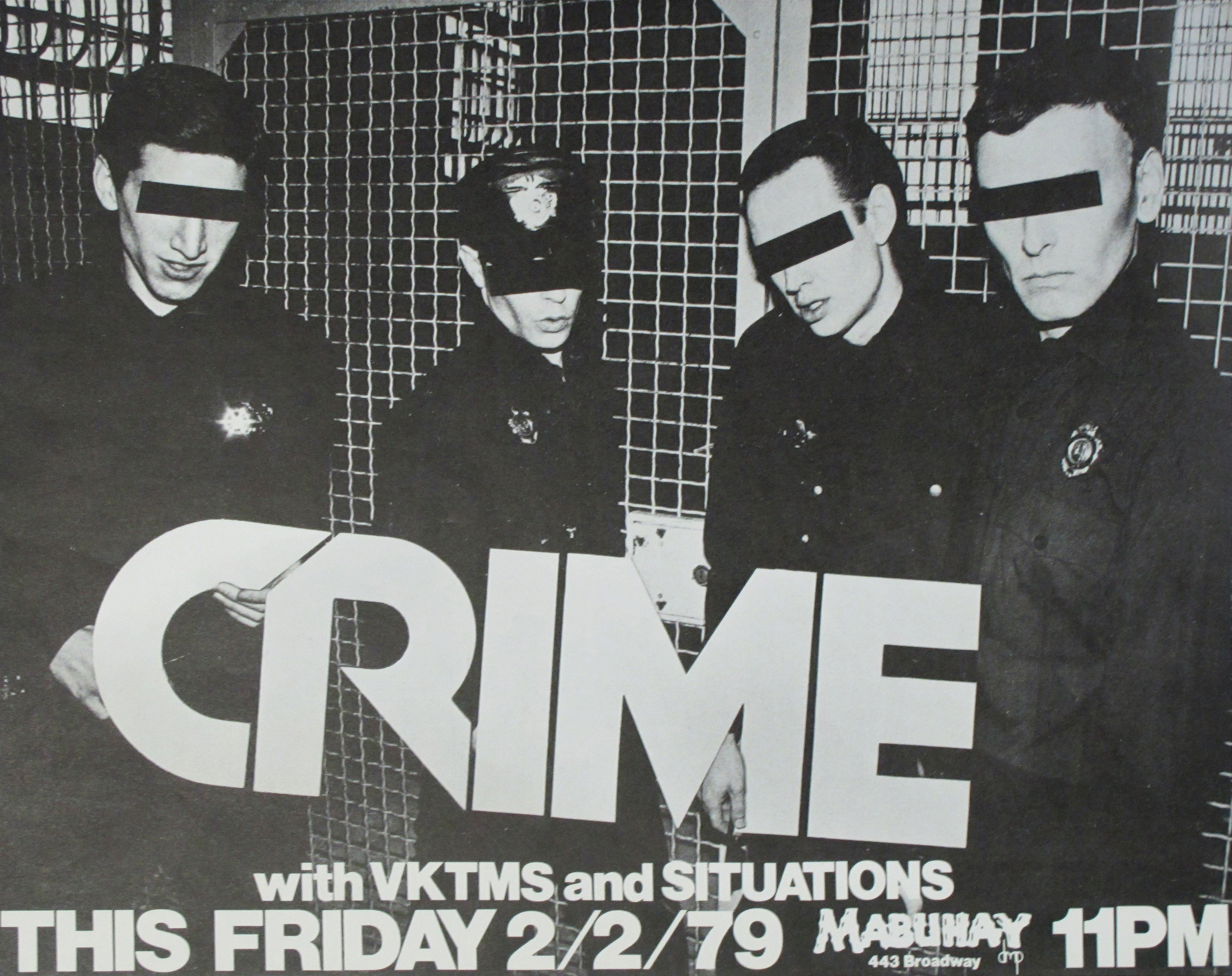 Crime With Vktms and Situations Concert Poster