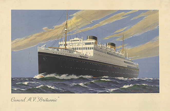 Cunard M. V. "Britannic"