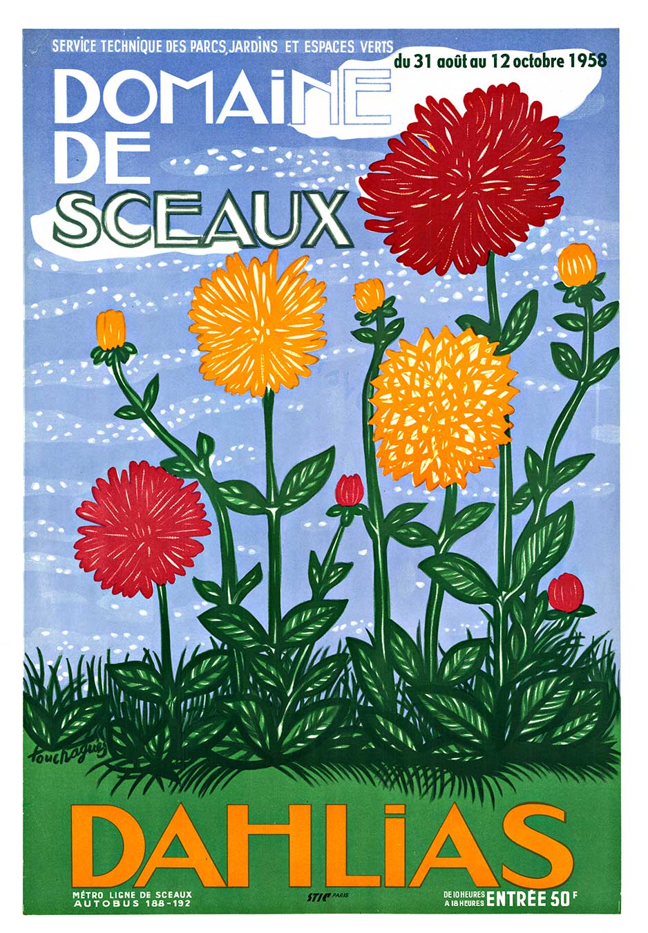 DAHLIAS DOMAINE DE SCEAUX