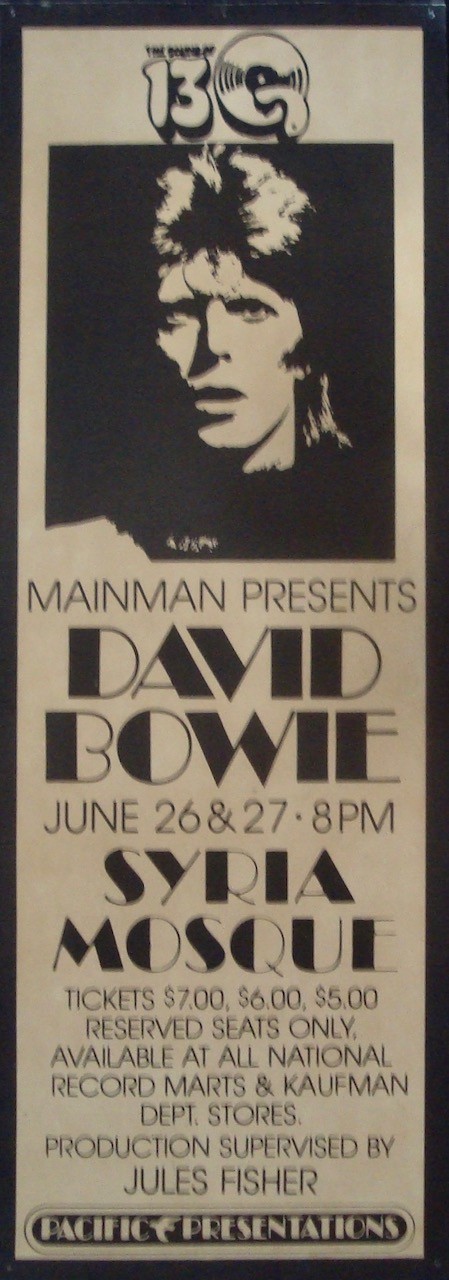 David Bowie: Pittsburgh 1974