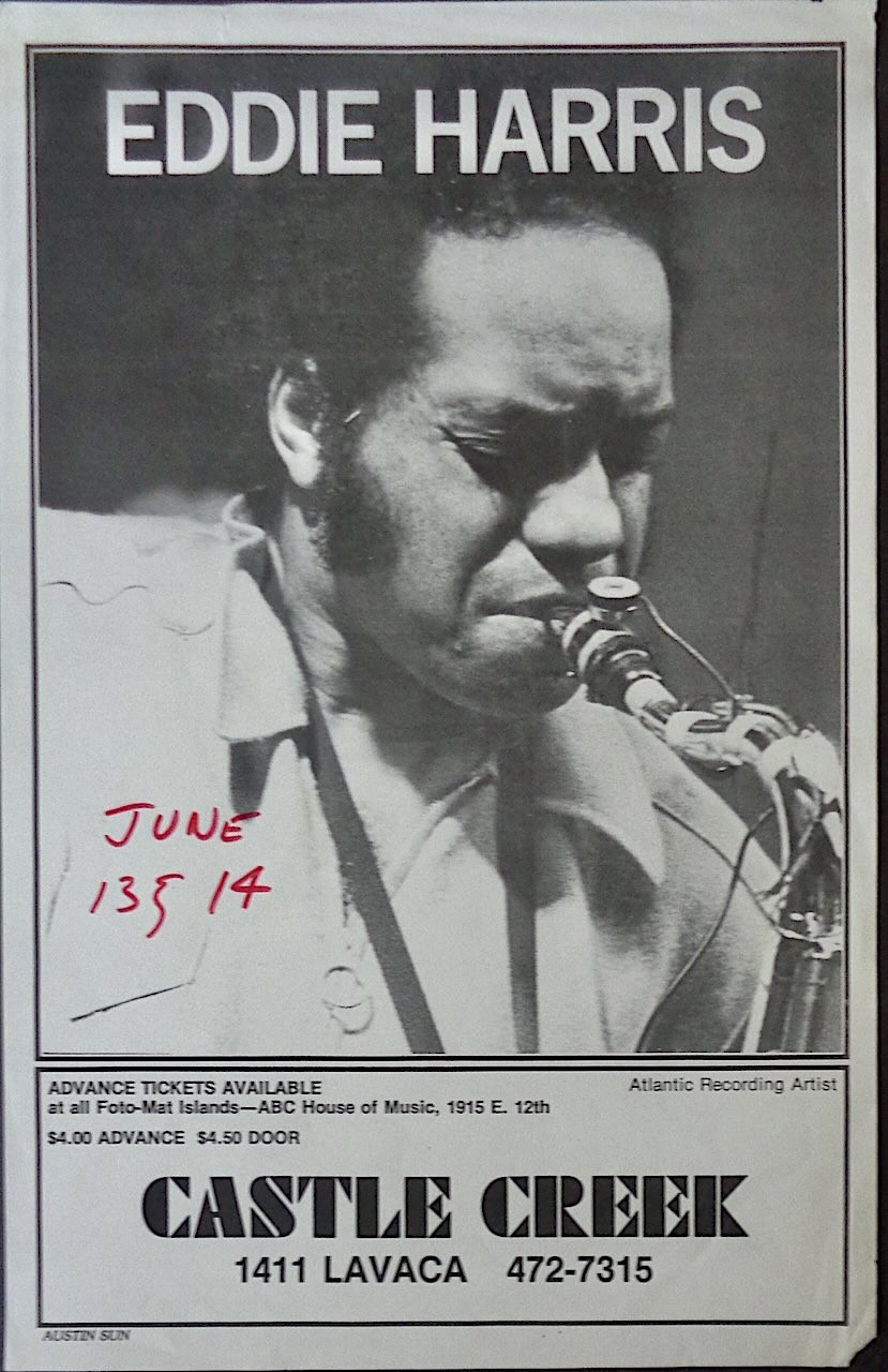Eddie Harris: Austin 1976