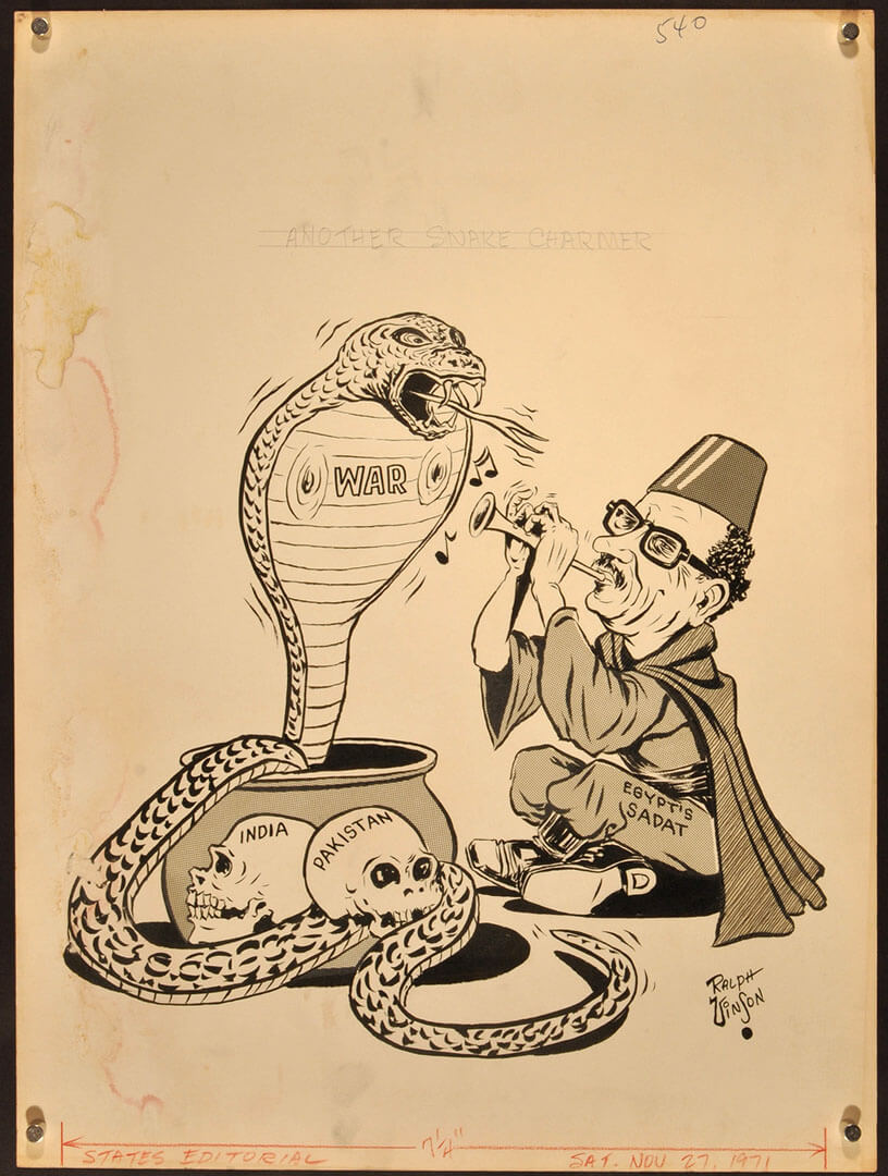 Egypt's Sadat, Another Snake Charmer 