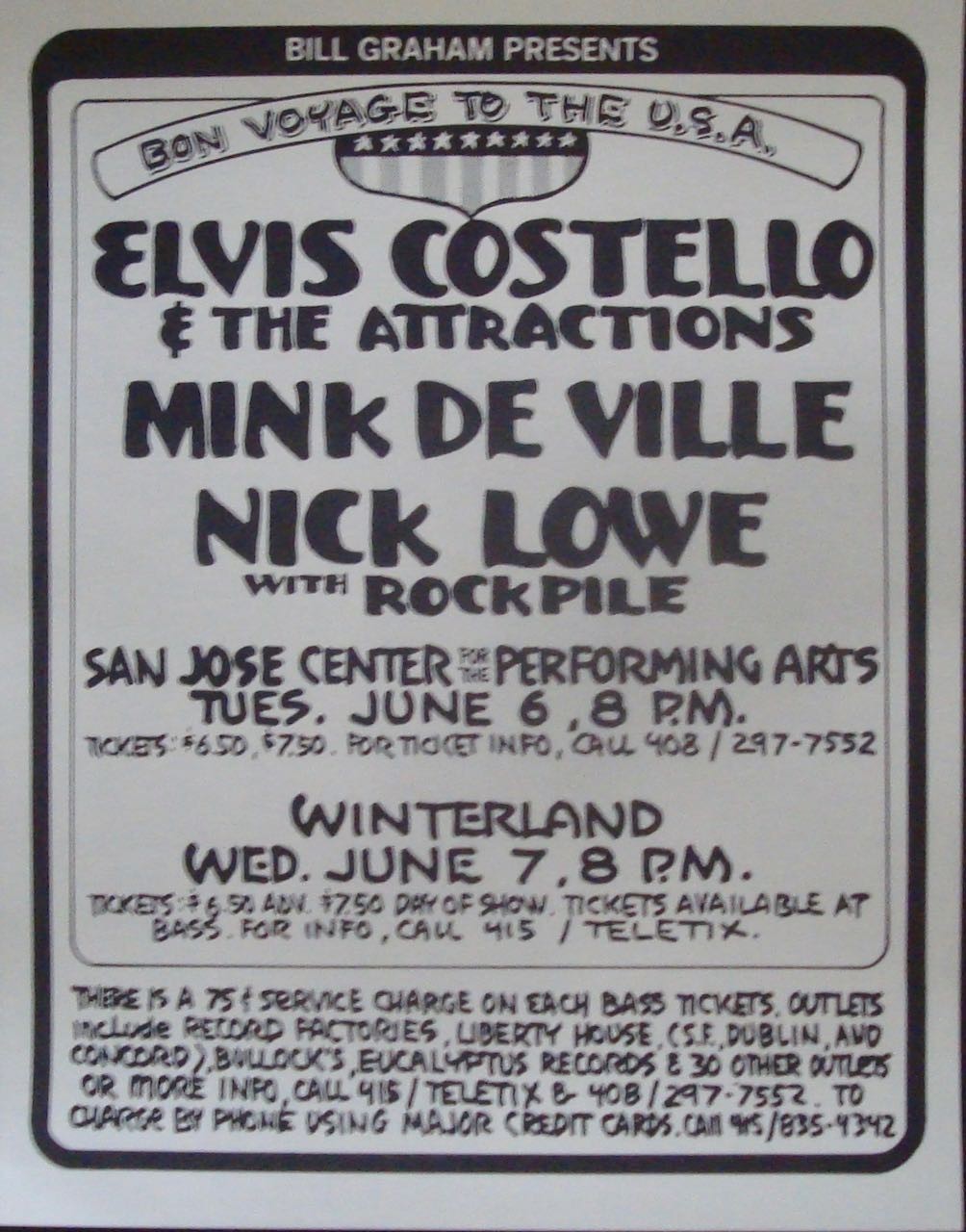 Elvis Costello / Mink DeVille: San Francisco 1978