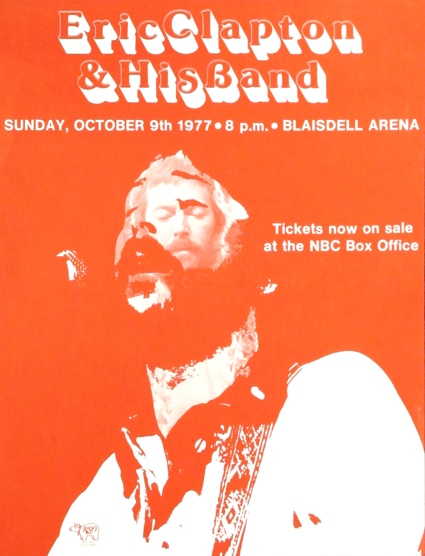 Eric Clapton Concert Poster