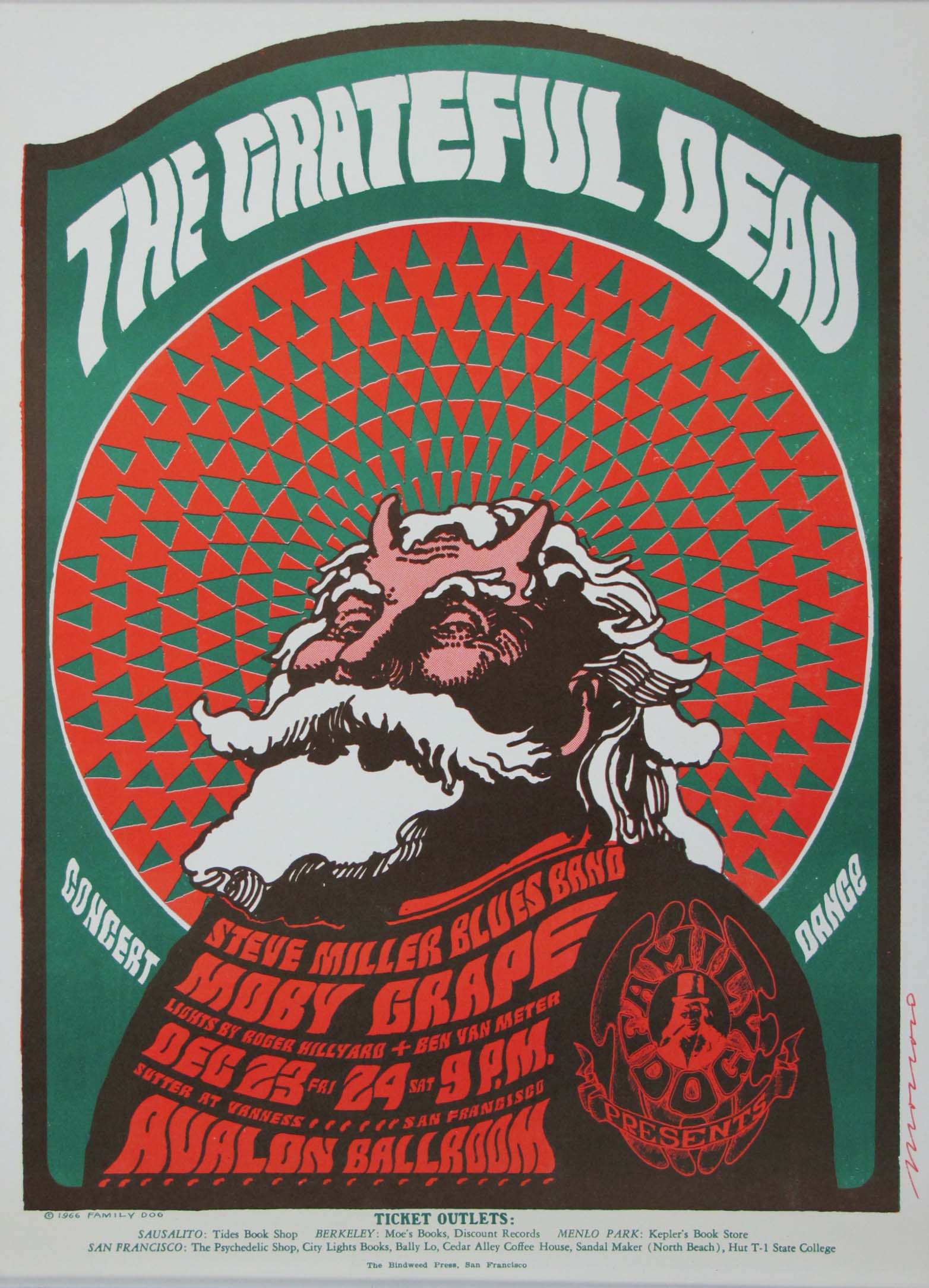 FD 40 Grateful Dead & Moby Grape Concert Handbill