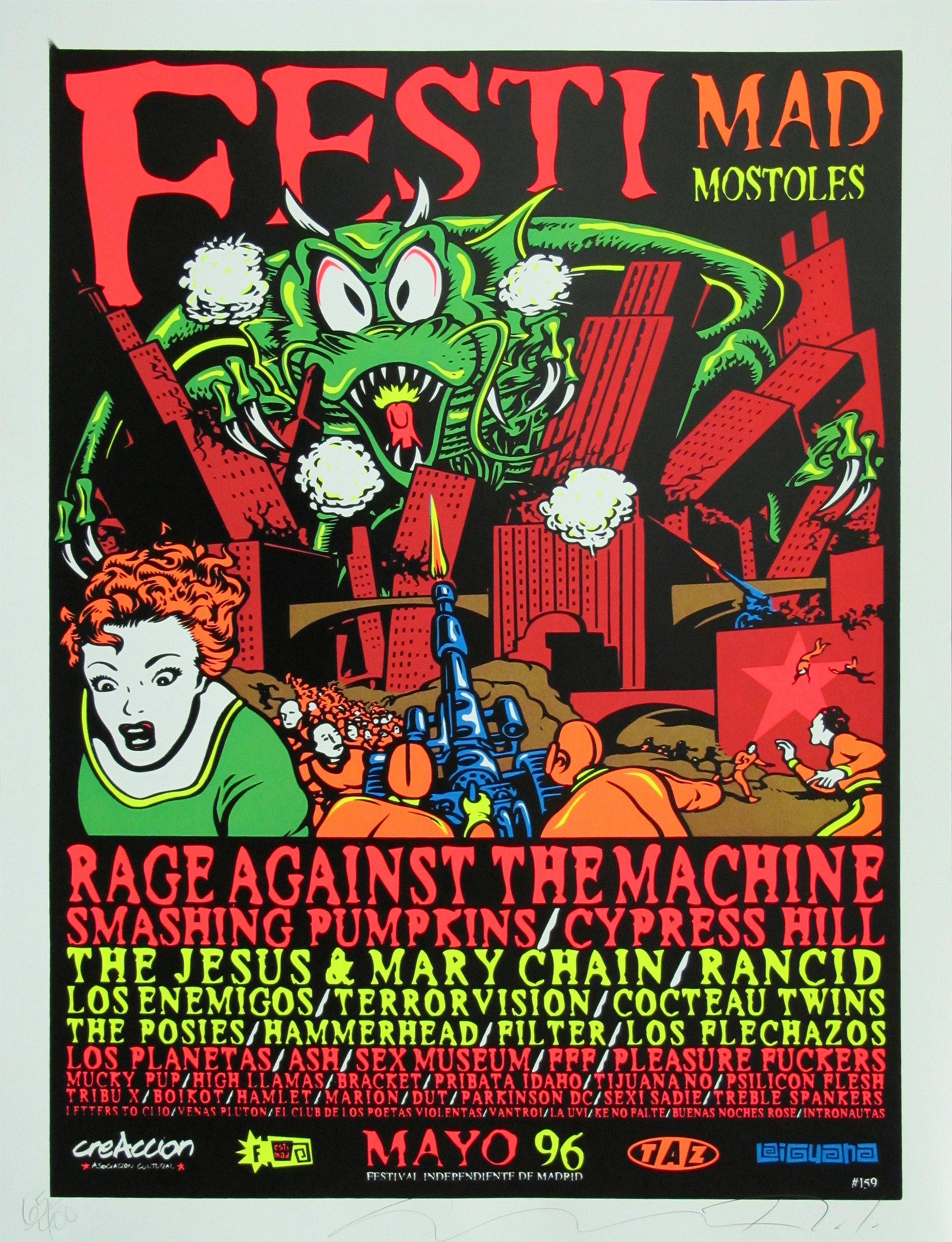 Festi Mad Mostoles (Festival Madrid) Concert Poster
