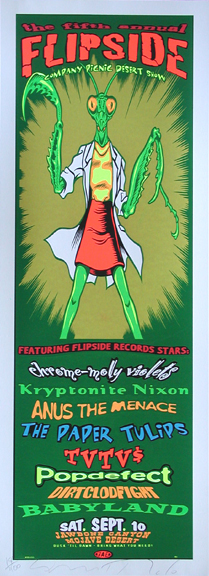 Flipside Original Rock Concert Poster